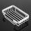 Wall-Mounted Soap Dish Container Bathroom Accessory 12.7x8.9x2.9cm 1