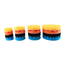 4Pcs 7-Inch Car Polishing Foam Pads Set for Wax Buffing and Detailing