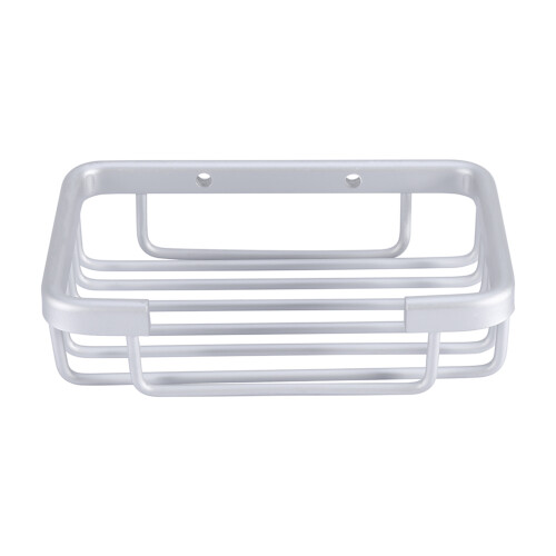 Wall-Mounted Soap Dish Container Bathroom Accessory 12.7x8.9x2.9cm 2