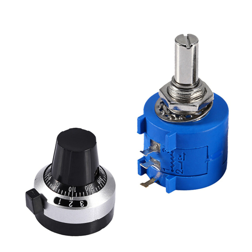 Australia 10K Ohm Rotary Wirewound Potentiometer 10 Turn Precision 3590S-2-103L 7891358414402