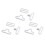 Adjustable Copper Bow Tie- Hook Fastener Set - Rust-Free for DIY Neckties UK 14