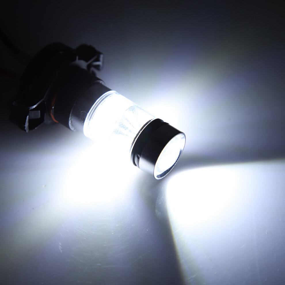 100W H16 3030 20 Led Fog Lamp Bulbs 1000Lm For Automotive Clear Front Ing Light 6951358415616
