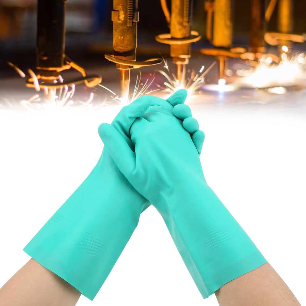 278 Green Nitrile Rubber Gloves For Household, Lab, And Industrial Use 7601358415466