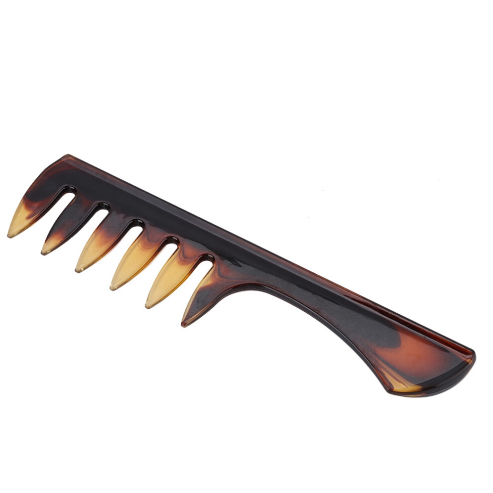 Unisex Wide Tooth Resin Comb For Men Anti Static Oil Hairdressing 2#