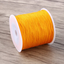 Nylon Chinaknoten-Schnur 100M x 0,8mm Rattail für Makramee- und Shamballa-Schmuck
