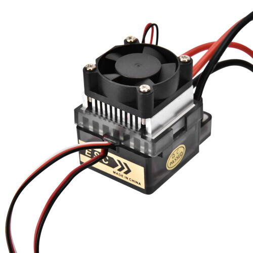 Waterproof 320A Brushed ESC Electric Speed Controller with Fan for RC Model