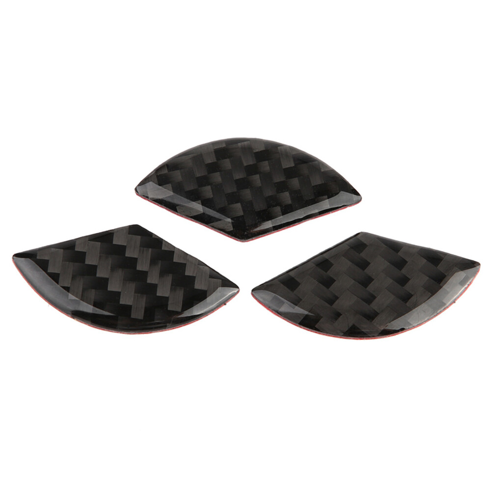 Luxurious Carbon Fiber Steering Wheel Stickers For Mercedes C Class W204 4601358419375