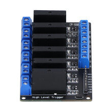 6 Channel Solid State Relay Module DC Control High Voltage Trigger 5V 12V 24V