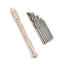 Pin Vise Handbohrerset Edelstahl 1-3mm für Holz, Kunststoff, Perlen