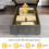 Comfy Living (3ft Single, Grey) Reuben Fabric Ottoman Storage Bed with Lucy Mattress 5