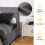 Comfy Living (3ft Single, Grey) Reuben Fabric Ottoman Storage Bed with Lucy Mattress 6