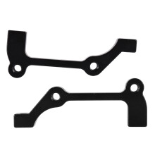 Aluminium Fahrrad Scheibenbremsenadapter vorne/hinten 160mm-203mm Schwarz