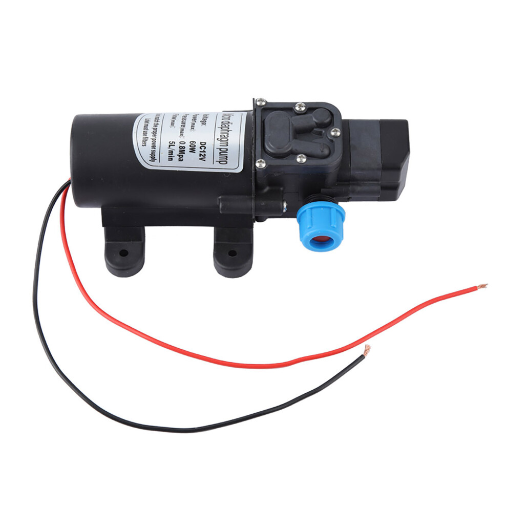 12V 60W Micro Electric Diaphragm Pump Water Pump With Pressure Switch 9451358422258