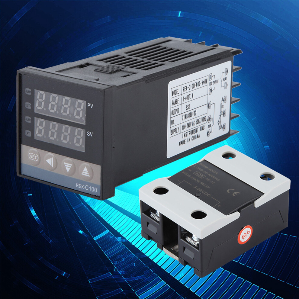 Ac 110Â240V Pid Temp Controller Kit With High Sensitivity Probe 0Â400 7611358422357