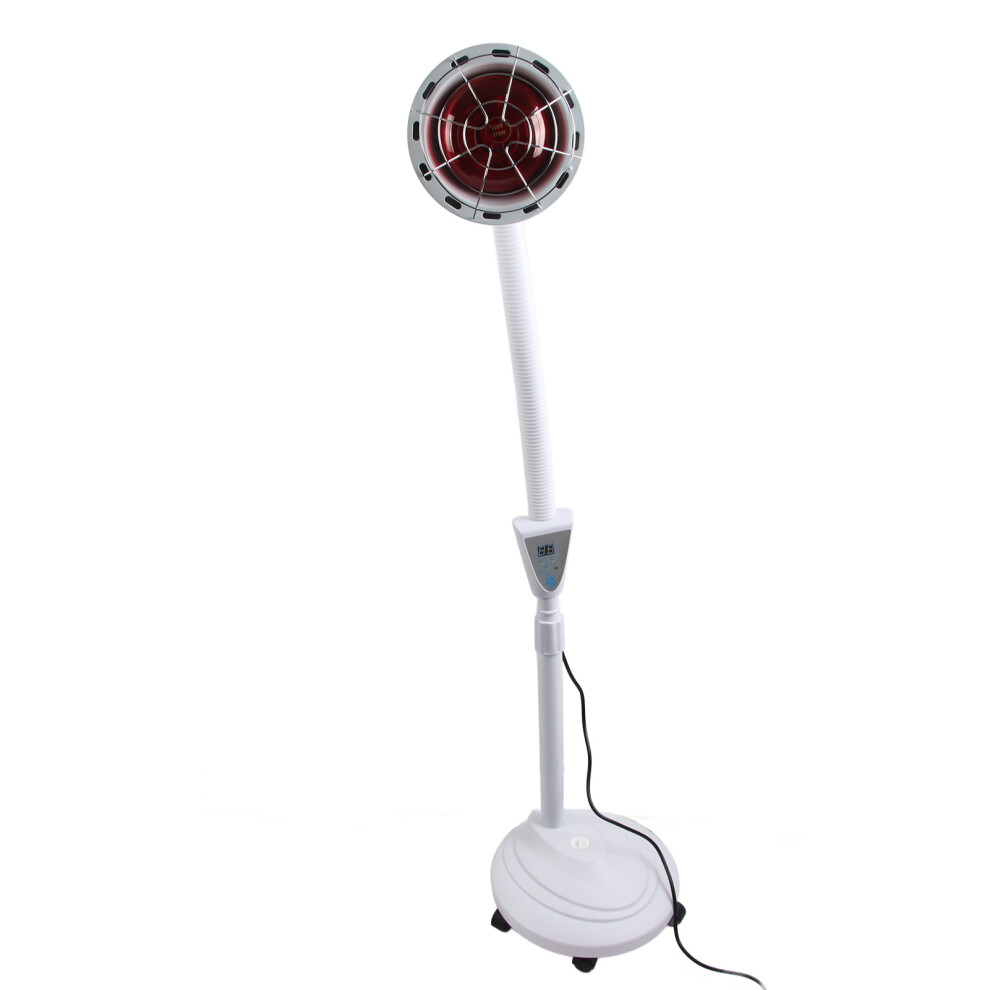 275W Infrared Floor Stand Therapy Lamp For Pain Relief & Skin Care Light
