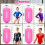 Inflatable Air Roller Gymnastics Tumbling Mat 80x50cm Pink 5