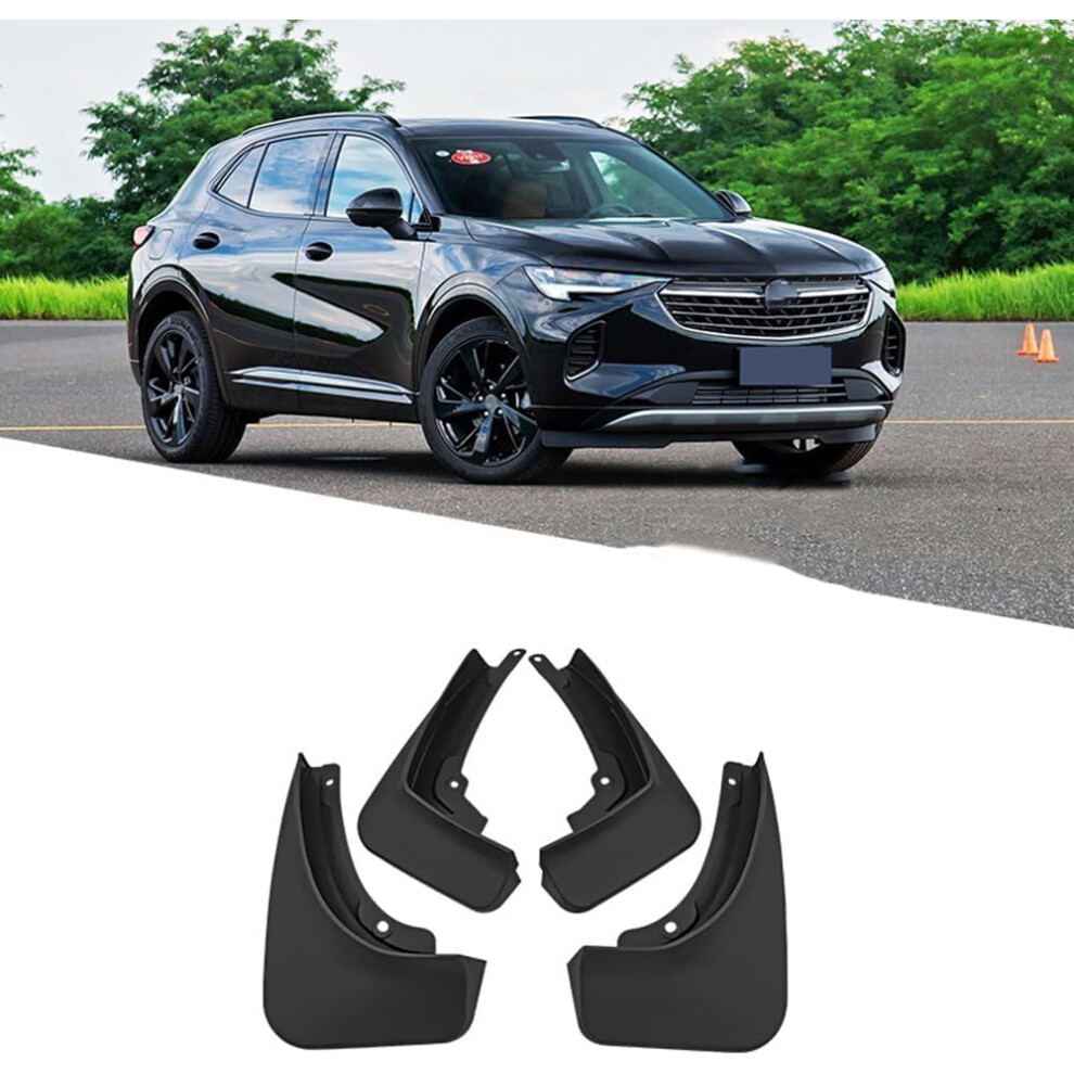 Car Mud Flaps 4-Piece For Buick Envision S 2020-2022 Front And Rear Wheel Mudflaps Waterproof Splash Fender Winter Sediment 9067246564971