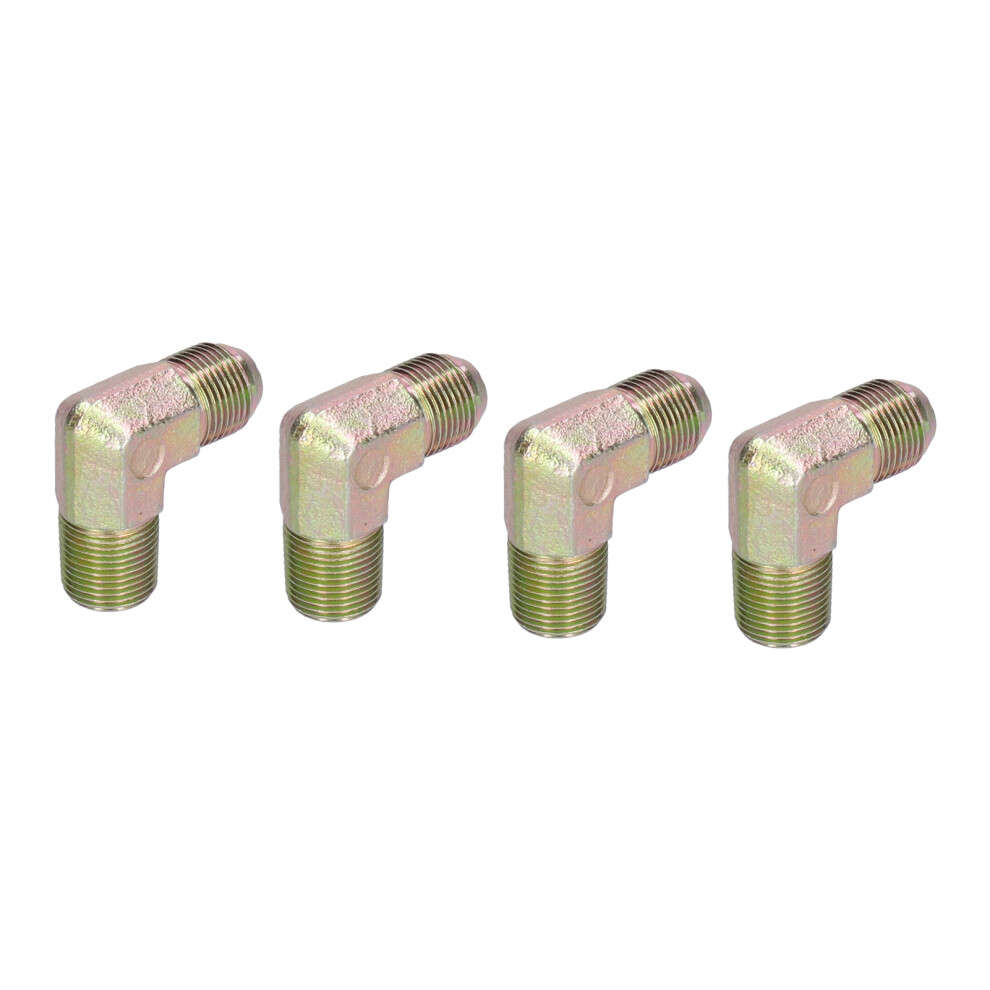 4Pcs Steel Elbow Fittings For Air Compressor 3/8 16Mm 1100W/1500W Durable 9411358425505