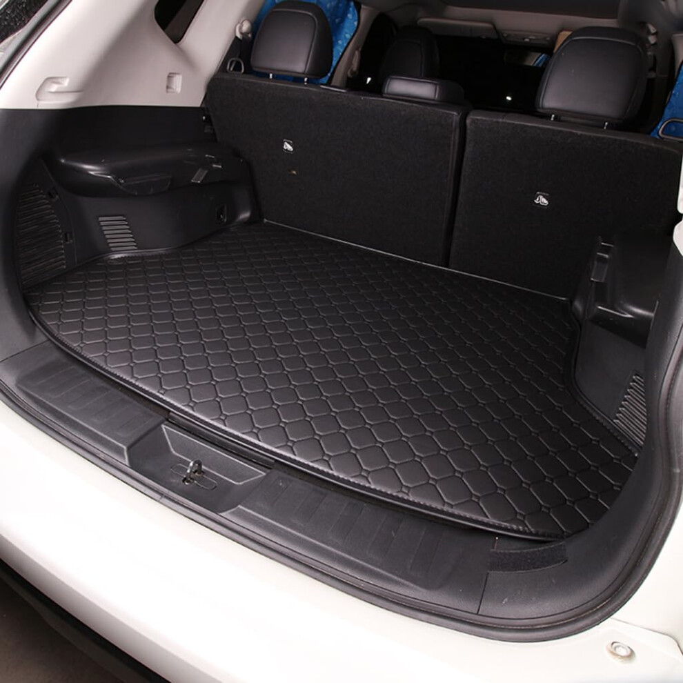 Car Leather Boot Liner For Porsche Taycan Cross Turismo Y1a 2021-2025 Waterproof Anti-Slip Trunk Mat Protector 9067246565626