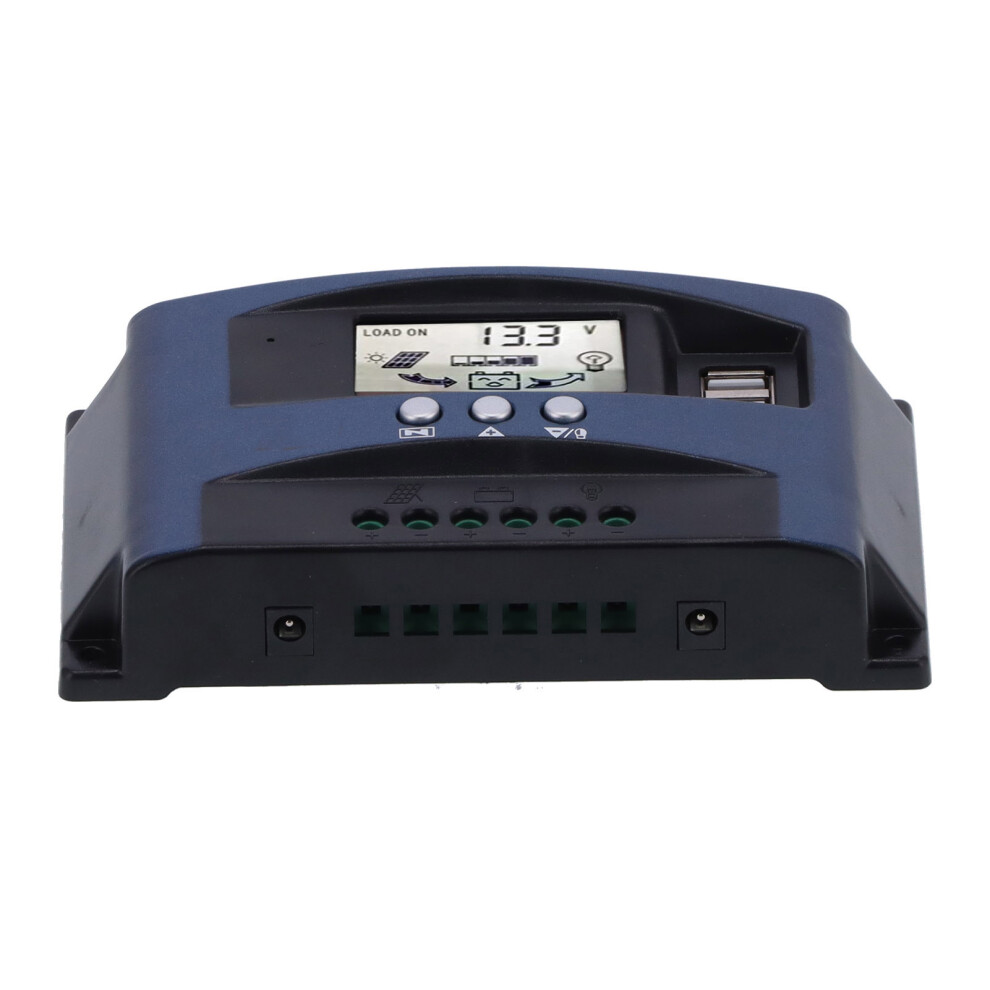 Solar Mppt Charge Controller 12V/24V 30A Lcd Display Discharge Regulator 9471358426773