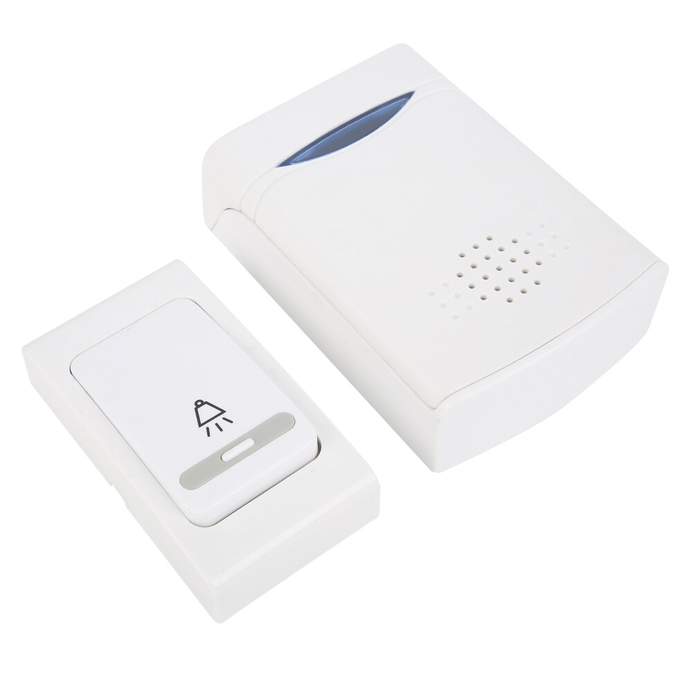 Wireless Doorbell With Button 80M Range Abs For Home Office Shop 7901358427057