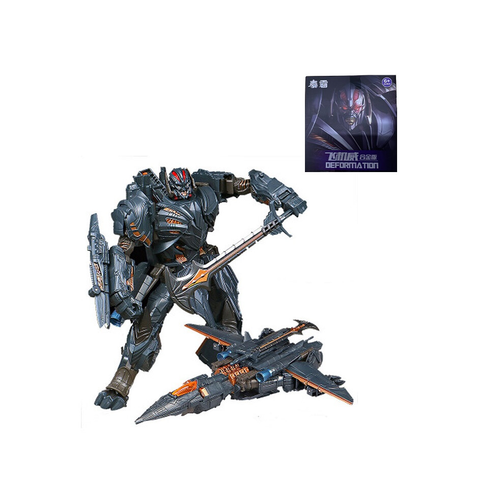 Last The Transformer Knight Megatron Figure Alloy Edition Jet Toy Warrior Robot-image-OPC-PMS2R2M-NEW