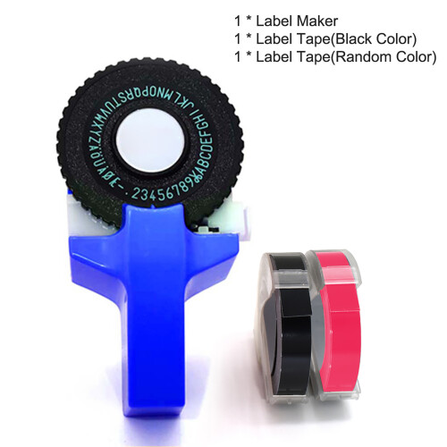 Mini-Etikettendrucker, tragbar, manuell, DIY,