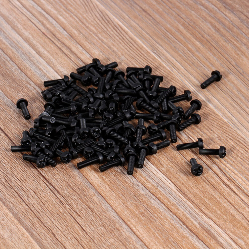 100Pcs Nylon Hex Spacers Screws Nuts M2 M3 M4 Assorted Kit 3701358430699