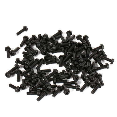 100pcs Nylon Hex Spacers Screws Nuts M2 M3 M4 Assorted Kit 1