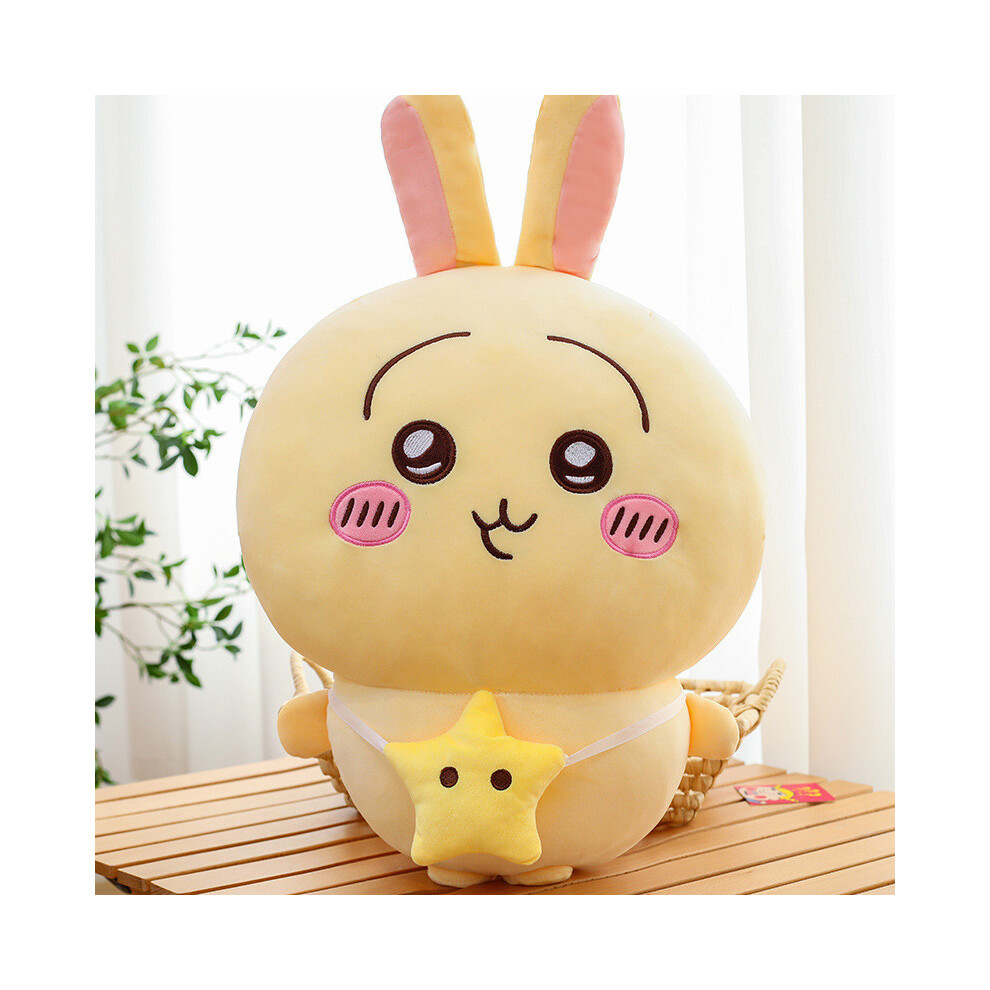 (Yellow, 30cm) Usagi Chiikawa Hachiware Plush Toy Oversized Doll Throw Birthday Pillow Gift