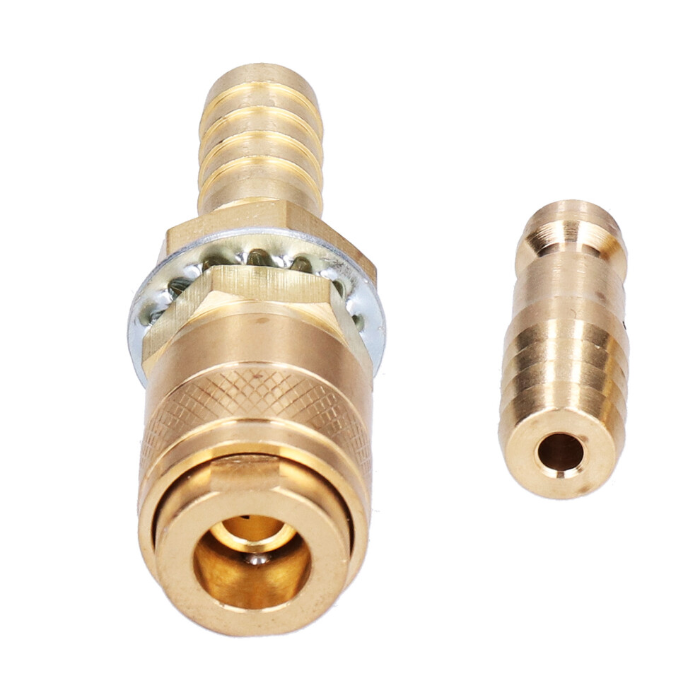 Brass M10 Quick Connector Fitting For Tig Welding Torch 8251358435507