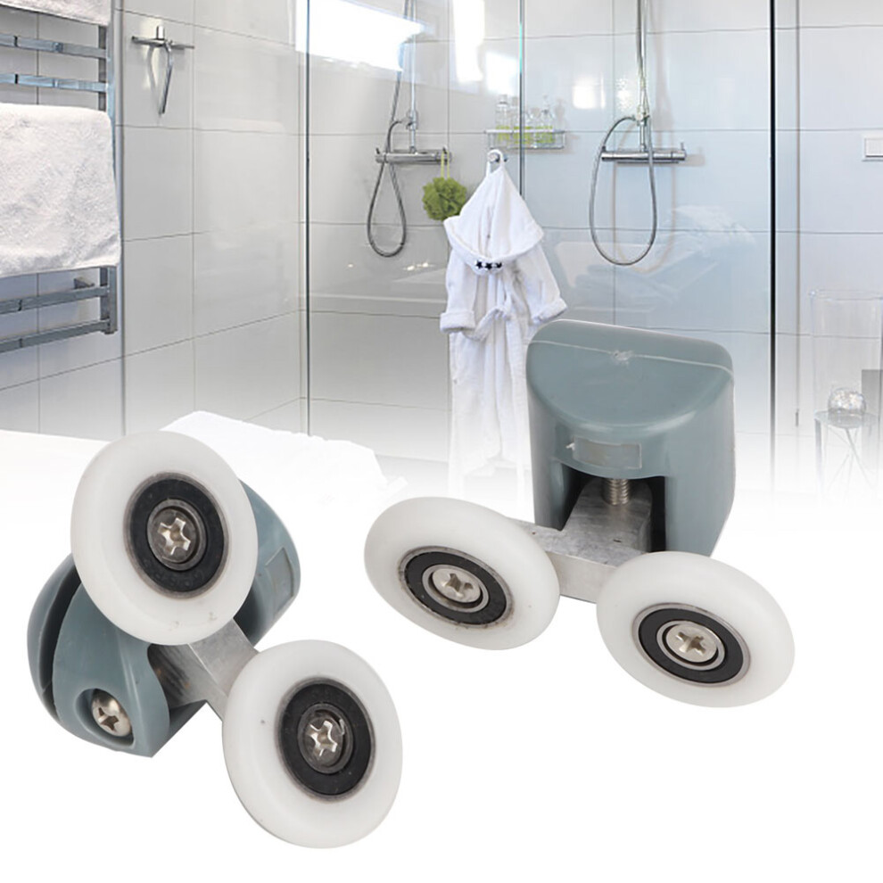Durable Shower Sliding Door Rollers For 5Mm/6Mm Glass - Quiet & Smooth 9491358436435