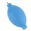 Mini boule soufflante en caoutchouc 67 g bleu compact 3