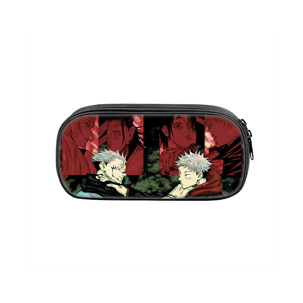 (Style6) Anime Jujutsu Kaisen Character Print Student Single Layer Stationery Storage Bag-image-OPC-PMS5MMT-NEW