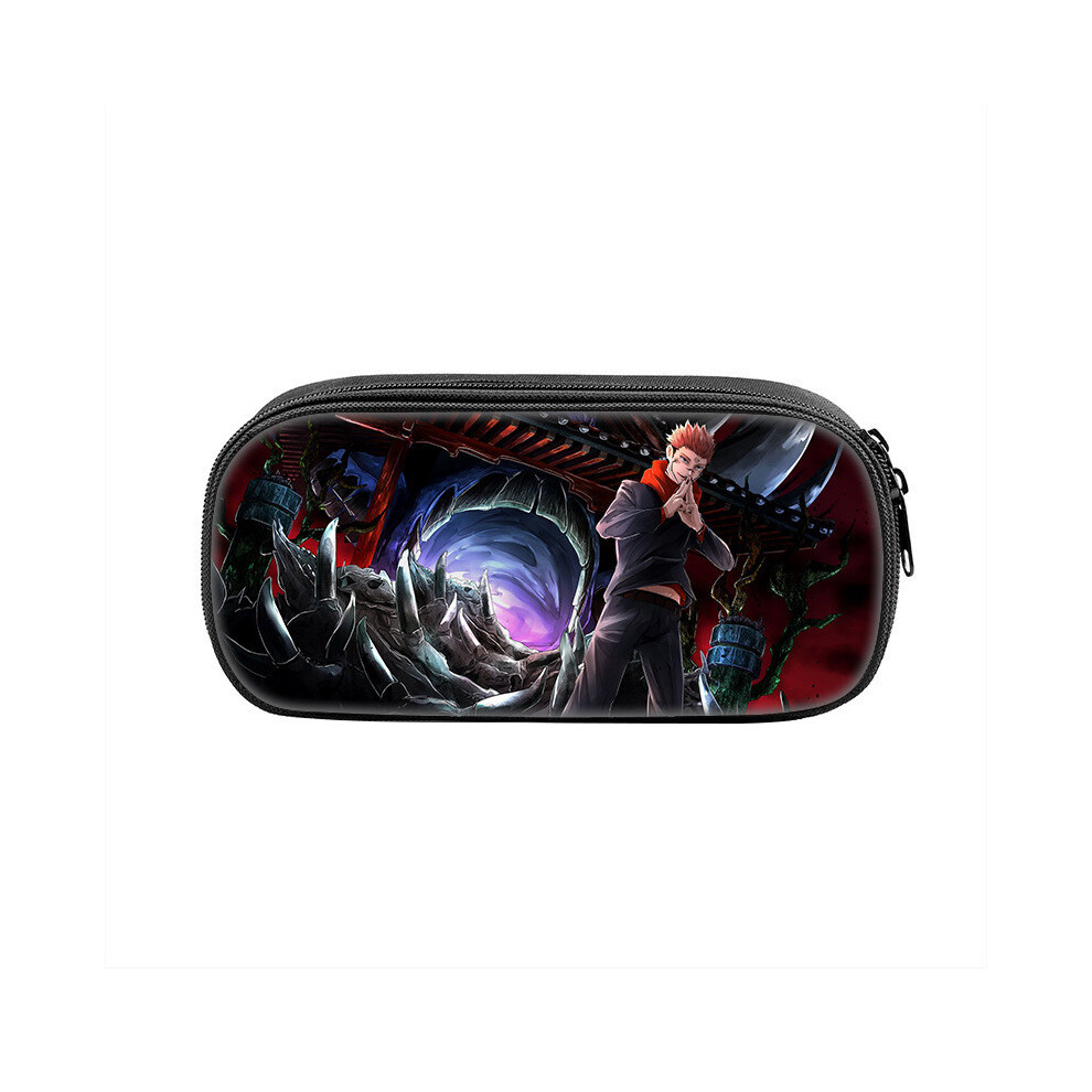 (Style13) Anime Jujutsu Kaisen Character Print Student Single Layer Stationery Storage Bag-image-OPC-PMS5MN7-NEW