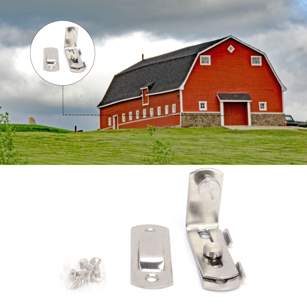 Long-Lasting Stainless Latch Buckle For Secure Shed And Garage Doors 7661358437219
