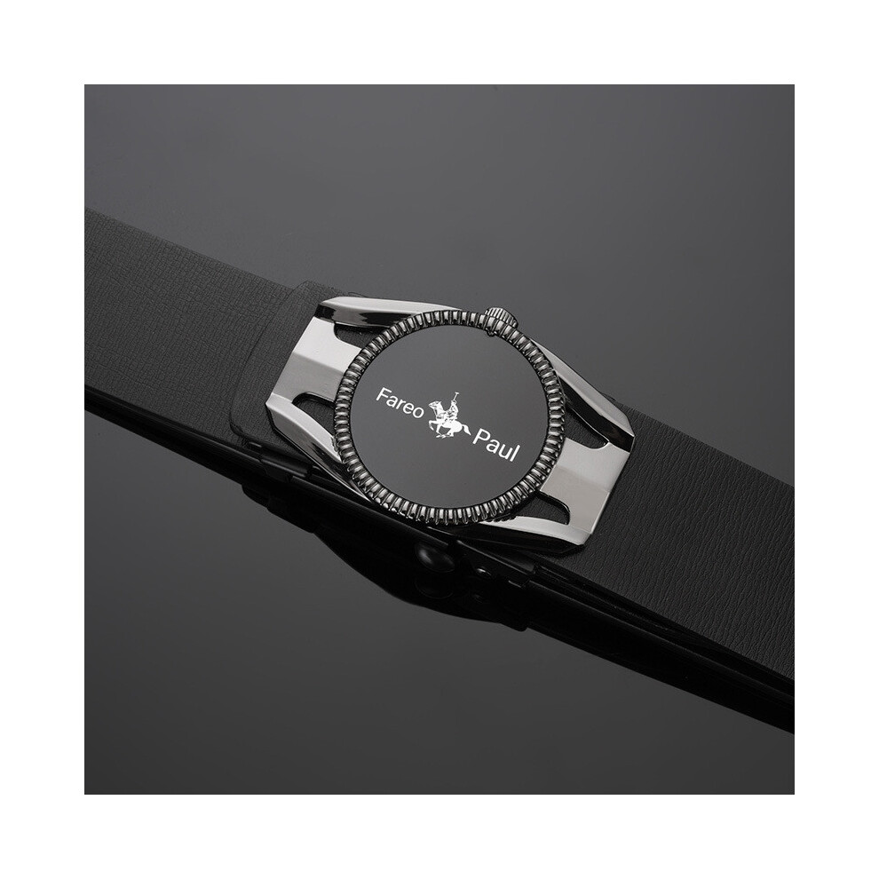 (StyleI, 105cm) Leather Real Mens Dress Belt With Auto Buckle Metal Closure For Events Formal-image-OPC-PMS5S99-NEW