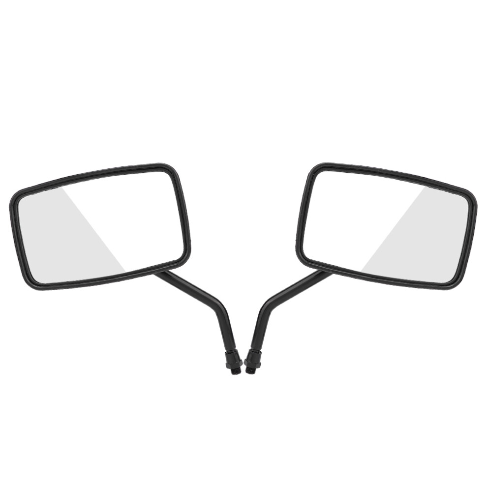 Universal Side Mirrors For Street Bikes With Ultra Clear Vision Black 7661358438407