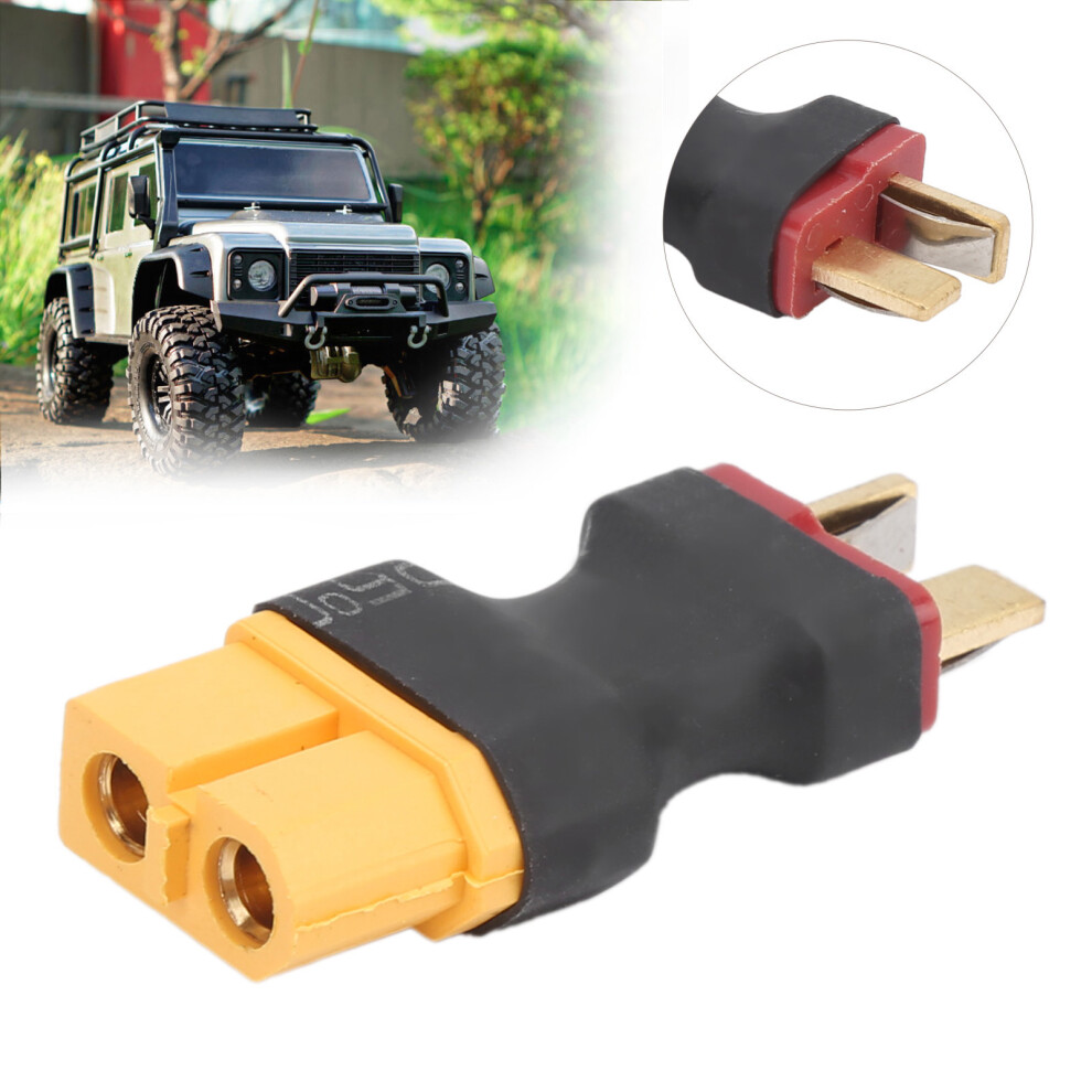 Lightweight Xt60 To T Plug Adapter With Strong Welding For Rc Models 7641358438713