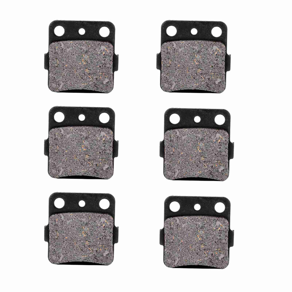 6 Piece Brake Pad Set For Trx400ex Trx400x Sportrax 9914 Atv Front & Rear 5081358439501