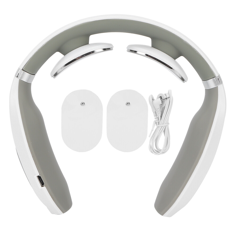 Smart Neck Massager Electric Pulse Cervical Relaxer White 200mAh