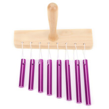 8-Tone Chimes SingleRow Tube Children's Percussion Instrument Purple