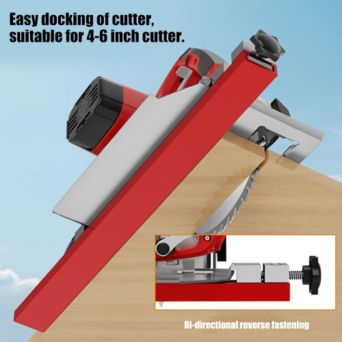 Circular Saw Guide Rail Adjustable Base Guide 360mm Precision Cutting Rail Skill Saw Positioning Guide 1