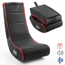 Rocker Gaming Chair with Built in Bluetooth Speakers - Compatible with Consoles, TV & Computer