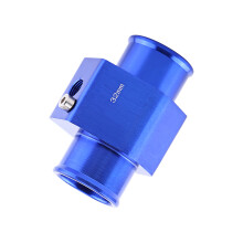 Universal Blue 32mm Auto-Wasser-Temperatur-Sensor-Adapterrohr-Set mit Klammern UK