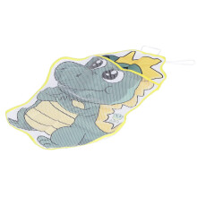 Karikatur-Dinosaurier-Bade-Spielzeug-Organizer-Tasche mit Saugnapf, 53x36cm