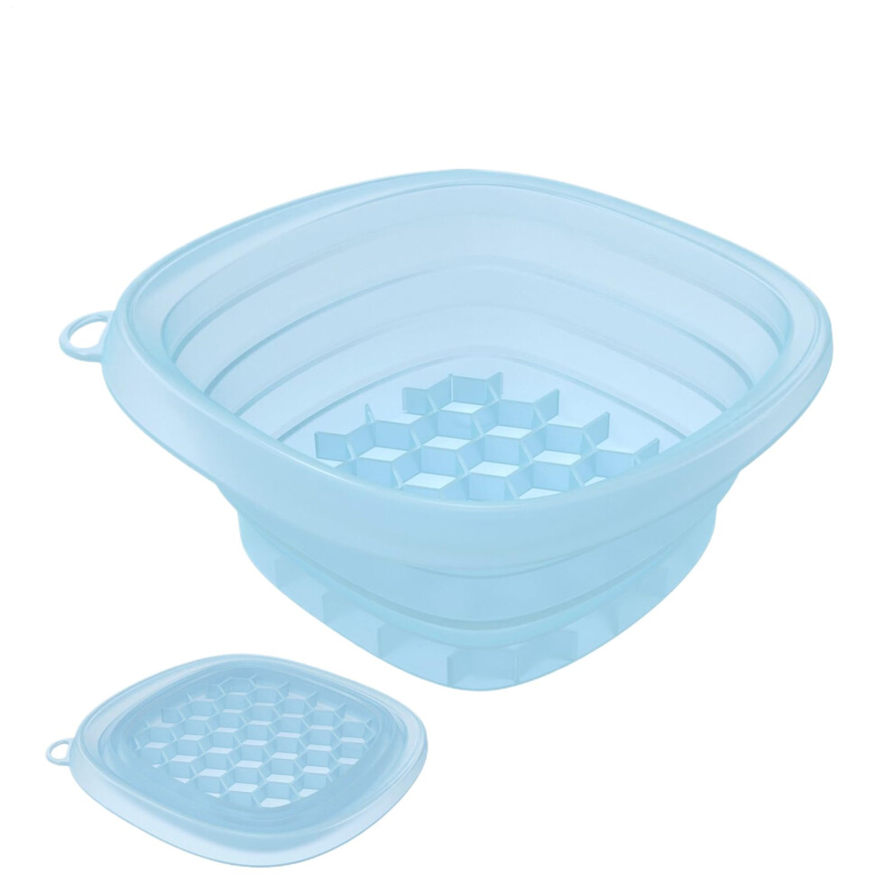Silicone Ice Face Bowl Reusable Facial Ice Massage Tool For Skin Cooling And Soothing Puffiness Reduction