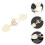 1Paio Chiusure Toggle Beige Per Cappotti in Pelle E Metallo Resistenti 6