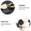 1Paio Chiusure Toggle Beige Per Cappotti in Pelle E Metallo Resistenti 9