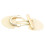 1Paio Chiusure Toggle Beige Per Cappotti in Pelle E Metallo Resistenti 3